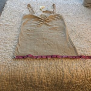 NWT Doen Kami Ivory Pointelle Knit Tank